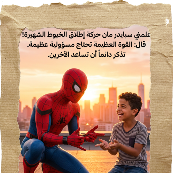 1764848201426262403 ابنك بطل القصة (سبايدر مان)