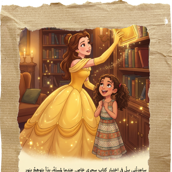 1764849003630224955 بنتك بطلة القصة (الاميرة بيل)